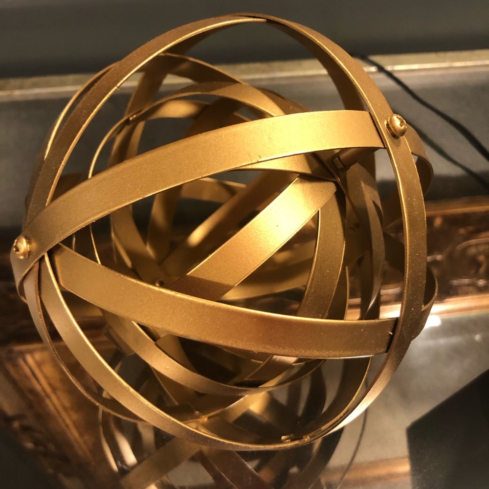 Gold Sphere Decor